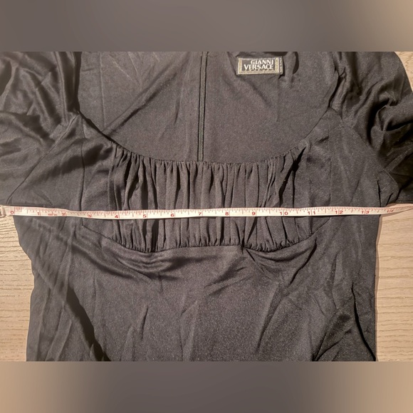 Gianni Versace silk jersey mini dress 1980’s size 38 - Picture 9 of 9